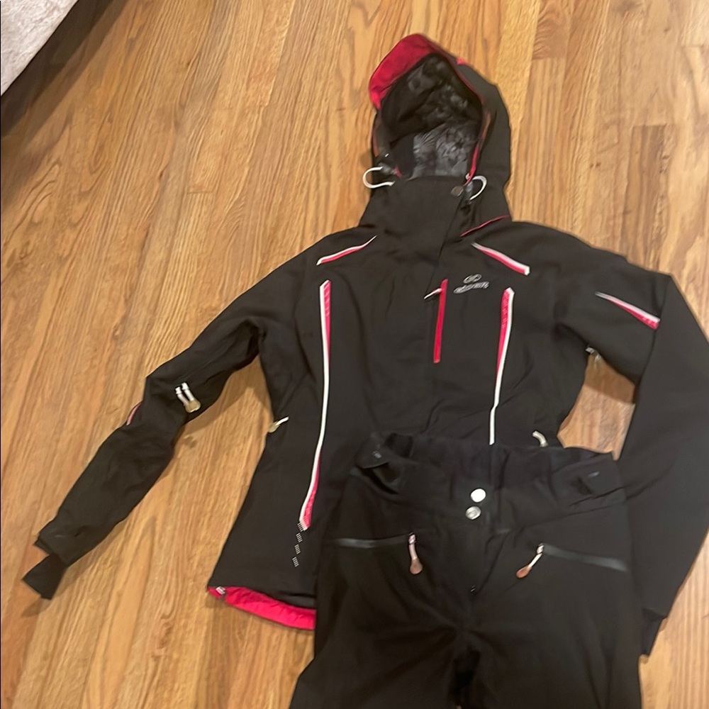 Eider Black and Red Ski & Snow Jacket